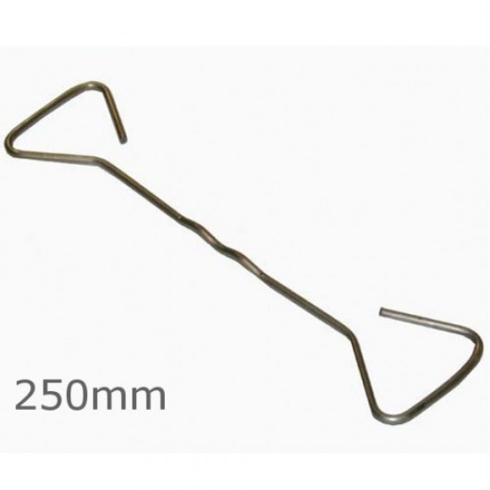 Stainless Steel Double Triangle Wall Tie - pack of 250 Stainless Steel Double Triangle Wall Tie - pack of 250