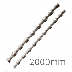 8mm Helical Bar Stainless Steel - 2m length 8mm Helical Bar Stainless Steel - 2m length