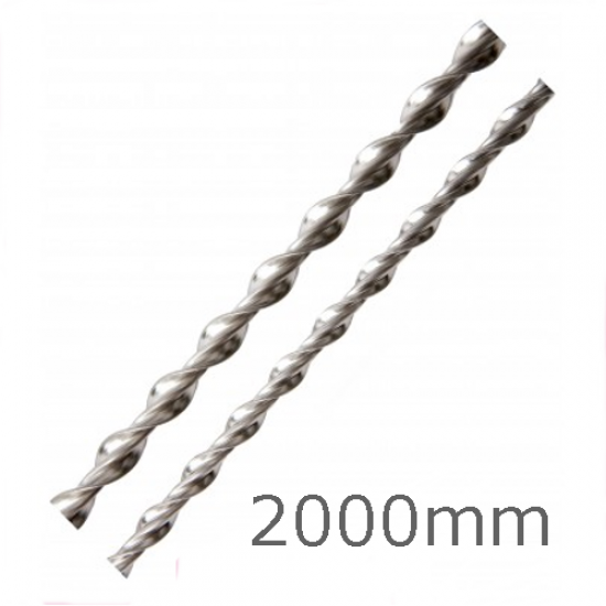 8mm Helical Bar Stainless Steel - 2m length