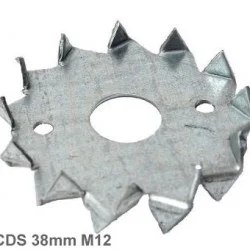 38mm M12mm Galvanised Steel Double Sided Tooth Plate Timber Connector