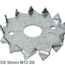50mm M12mm Stainless Steel Single Sided Tooth Plate Timber Connector