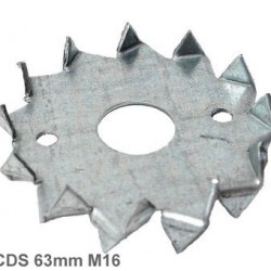 63mm M16mm Galvanised Steel Double Sided Tooth Plate Timber Connector