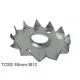 50mm M12mm Galvanised Steel Single Sided Tooth Plate Timber Connector 50mm M12mm Galvanised Steel Single Sided Tooth Plate Timber Connector
