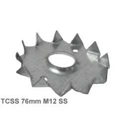 76mm M12mm Stainless Steel Single Sided Tooth Plate Timber Connector