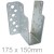 175x150mm Heavy Duty Face Fix Joist Hanger 