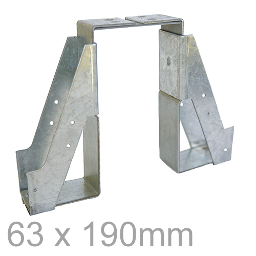 63x200mm Welded Straddle Hanger 100ST