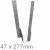 47x277mm Woody Standard Joist Hanger